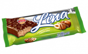Lina - Milk Cocoa Coated Wafer With Hazelnuts and Cocoa Filling 60g